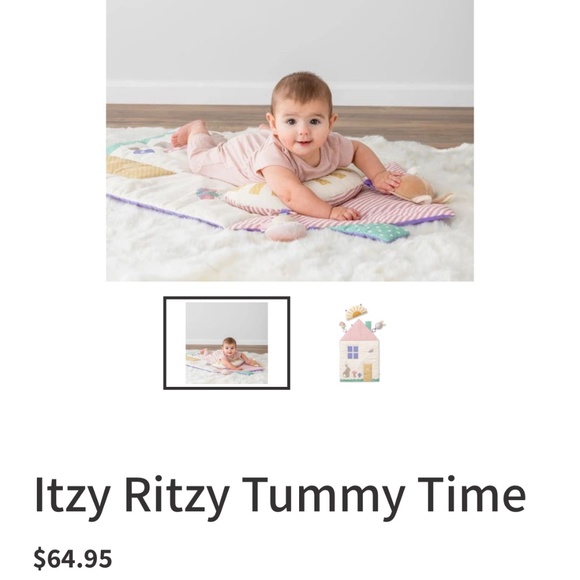 Itzy Ritzy Tummy Time Mat - Picture 2 of 3